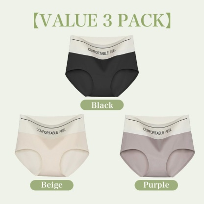 VEIMIA 24 HOURS Comfortable Feel Panties - Widen Waist Fashionable Seamless For Yoga