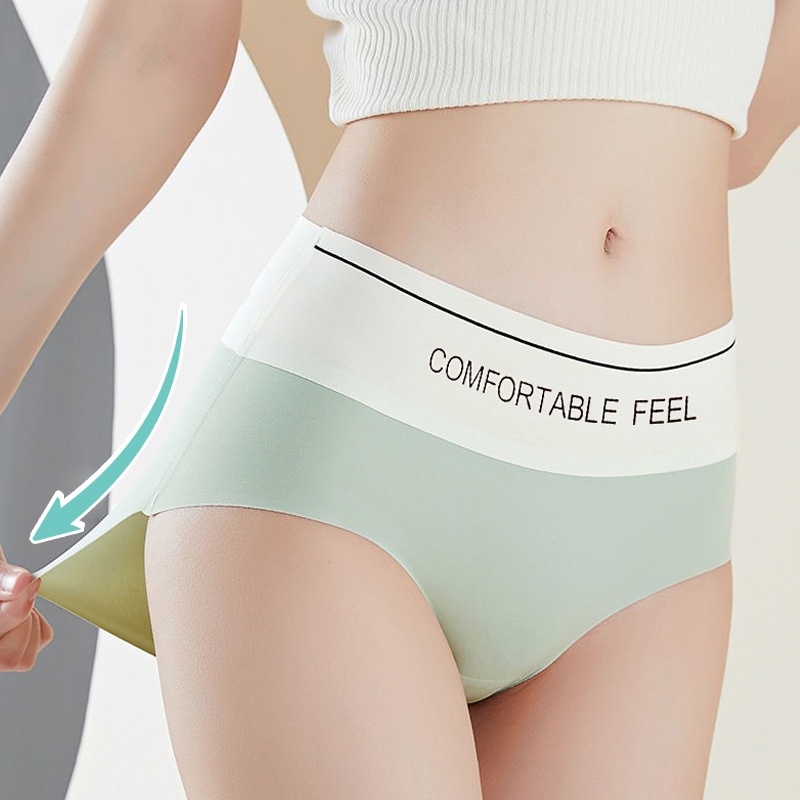 VEIMIA 24 HOURS Comfortable Feel Panties - Widen Waist Fashionable Seamless For Yoga