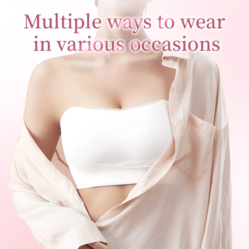 Anti-slip Strapless Bra - 24 Hour Comfortable Strong Stability & No Tightness Feeling With Reinforced Back Strap VEIMIA