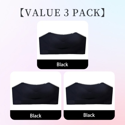 Three Colors of Anti-slip Strapless Bra - 24 Hours Comfortable Strong Stability & No Tightness Feeling With Reinforced Back Straps VEIMIA