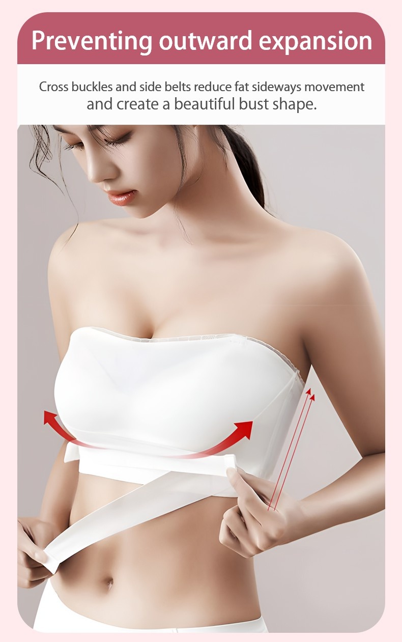 Seamless Anti-slip Strapless Bra - 24 Hour Comfortable Strong Stability & No Tightness Feeling With Reinforced Back Strap VEIMIA