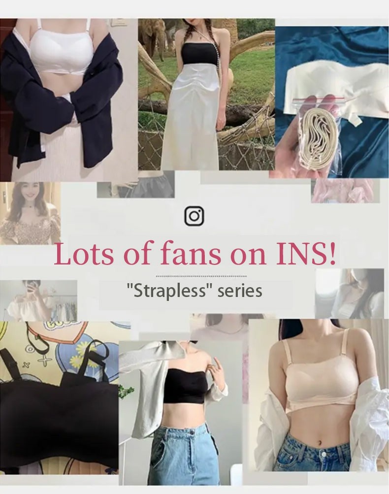 Anti-slip Strapless Bra - Comfortable Strong Stability & No Tightness Feeling With Reinforced Back Strap VEIMIA