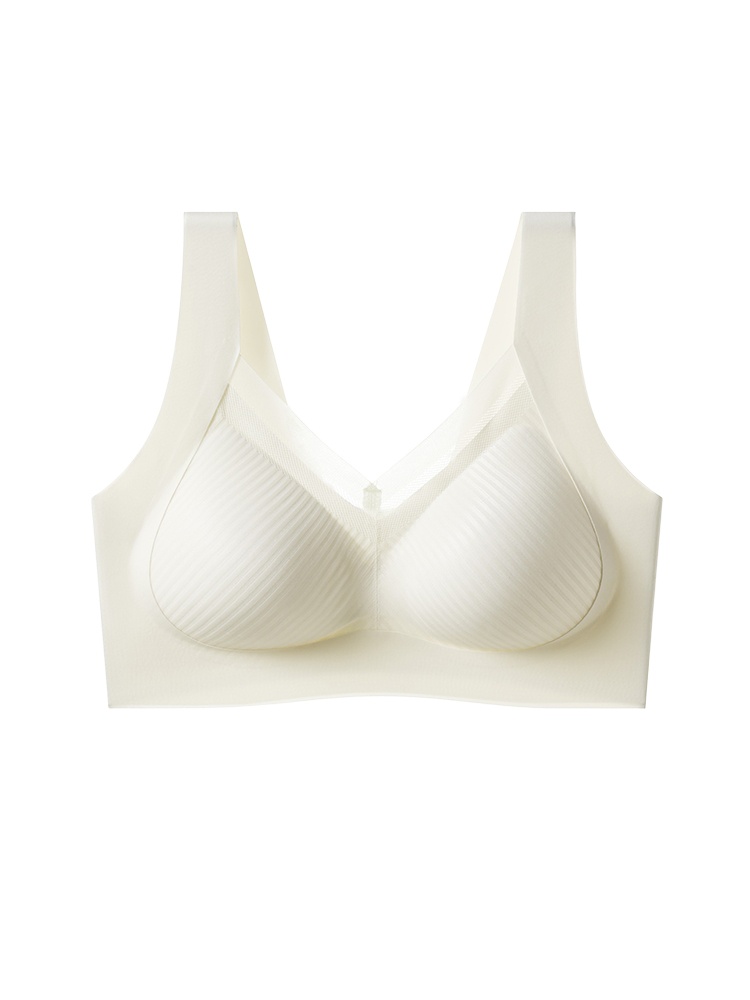 24H Comfortable Sleep Bra Wireless Anti-sagging Lifts, Seamless Invisible Designs For Light Color Clothe VEIMIA