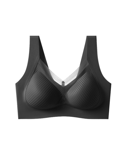 24H Comfortable Sleep Bras Wireless Anti-sagging Lifts, Seamless Invisible Designs For Light Color Clothe VEIMIA