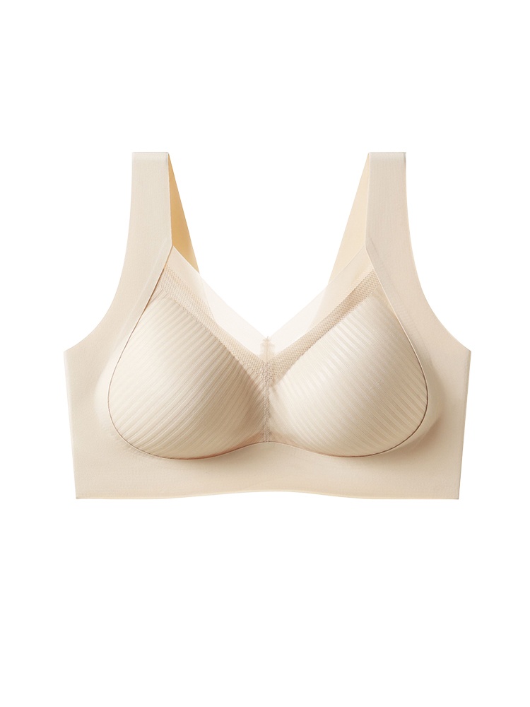 24H Comfortable Sleep Bra Wireless Anti-sagging Lift, Seamless Invisible Designs For Light Color Clothe VEIMIA