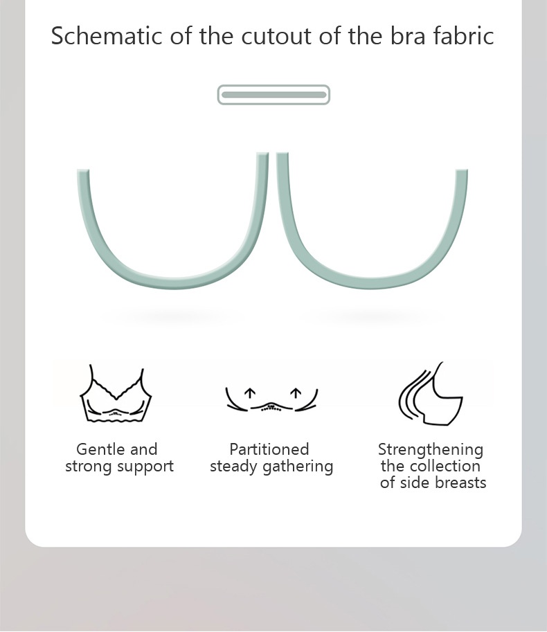 Anti-gravity Supportive Maternity Nursing Bra Anti-bacterial For Easy Breastfeeding VEIMIA