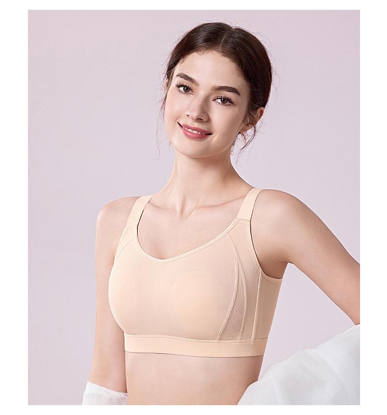 Full Coverage Seamless Minimizer Bras Plus Size Stable Supportive Sports Bra Anti-shaking VEIMIA