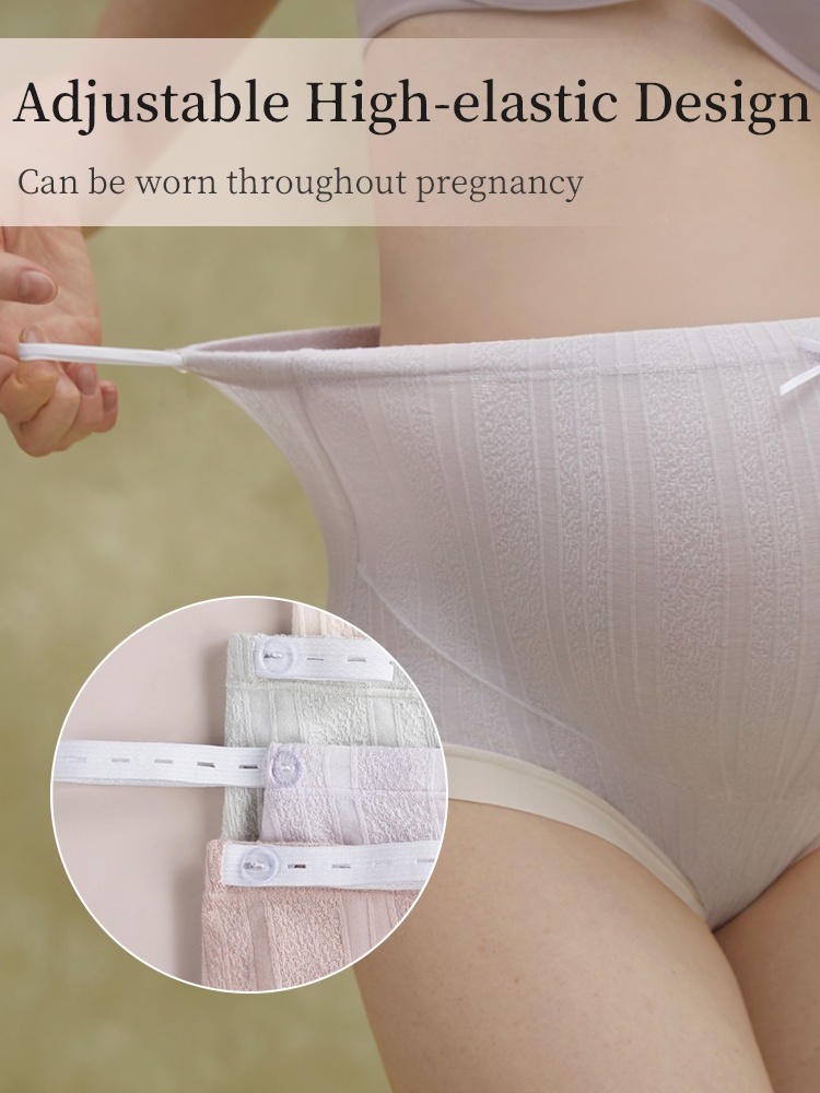 3-7 ​​Packs​​ High-elastic ​​Maternities​​ Panties Antibacterial Gusset & Skin-friendly Fabric For ​​Mom​​ VEIMIA