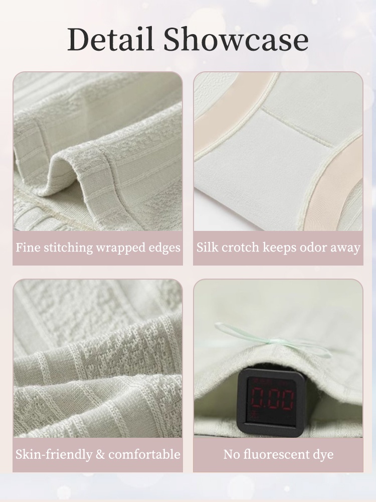 3-7 Pack High-elastic ​​Maternities​​ Panties Antibacterial Gusset & Skin-friendly ​​Fabrics​​ For ​​Mom​​ VEIMIA