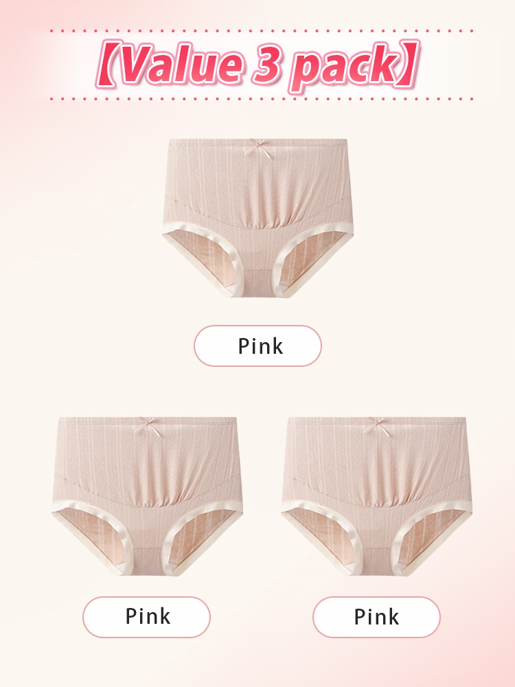 3-7 ​​Packs​​ High-elastic Maternity Panties Antibacterial ​​Gussets​​ & Skin-friendly ​​Fabrics​​ For ​​Mom​​ VEIMIA