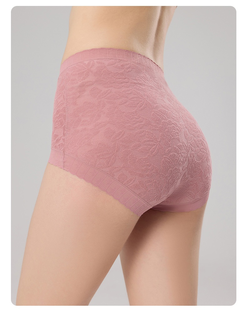 3-7 Bundles Seamless Cotton Panties Full Coverage & Sensitive Skin-friendly With Antibacterial Crotch VEIMIA