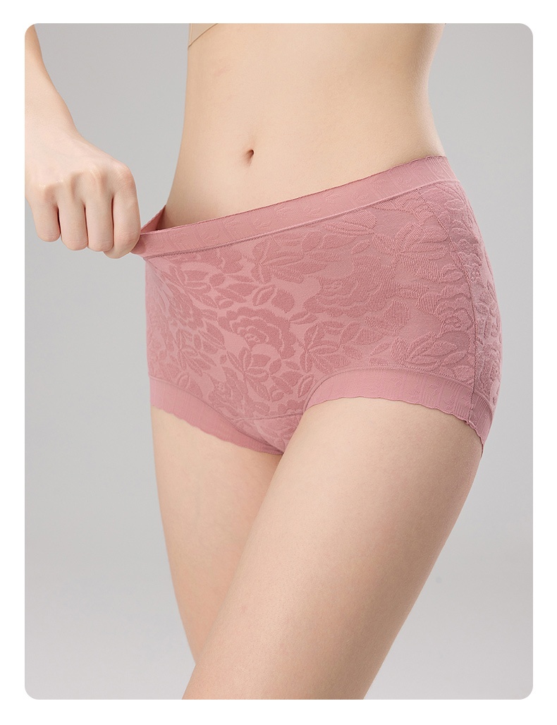 3-7 Packs Seamless Cotton Panties Full Cut & Sensitive Skin-friendly With Antibacterial Crotch VEIMIA
