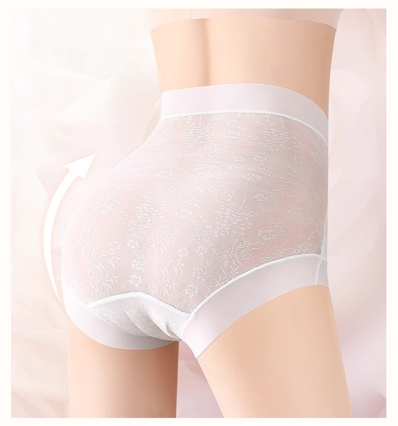 3-7 Pack Seamless High Waist Panty X-bands Light Tummy Controls With Breathable & Antibacterial Ice Silk Fabric VEIMIA