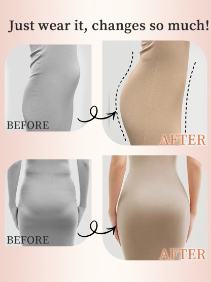 3-7 Packs Seamless High Waist Panties X-bands Light Tummy Controls With Breathable & Antibacterial Ice Silk Fabric VEIMIA