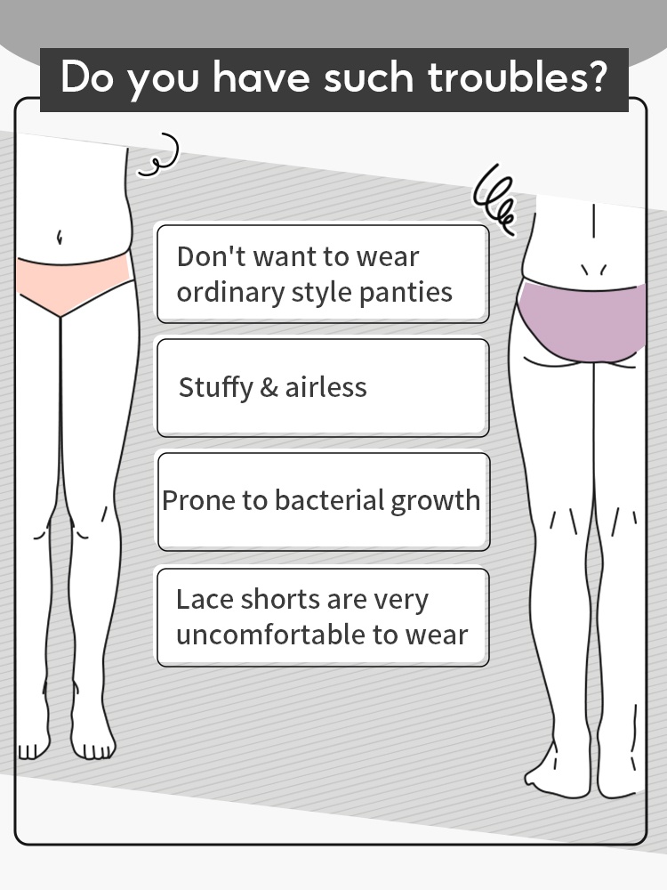 3-7 Packs Sexy Lace Panties X-waist Style Comfortable & Airy With Extended Silk Gusset VEIMIA
