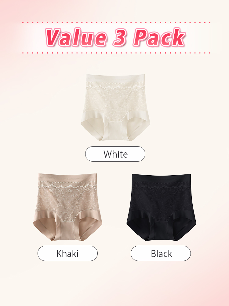 3-7 Pack Shaping High Waist Panties Zone-sculptings, Postpartum Pelvic Recovery & All-day Comforts VEIMIA