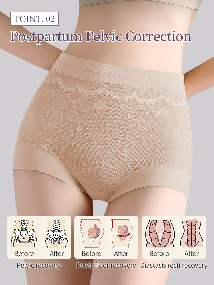 3-7 Packs Shaping High Waist Panties Zone-sculpting, Postpartum Pelvic Recoveries & All-day Comfort VEIMIA