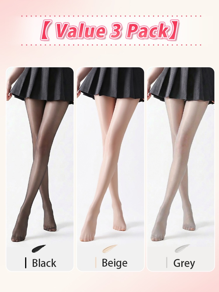 3-7 Pack Sheer Pantyhose Flaw-concealing & Snag-Resistant, Stretch Fit Smooth Leg Styles VEIMIA