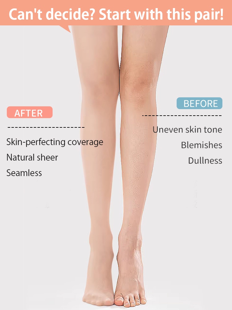 3-7 Sets Sheer Pantyhose Flaw-concealing & Snag-Resistant, Stretch Fit Smooth Leg Look VEIMIA
