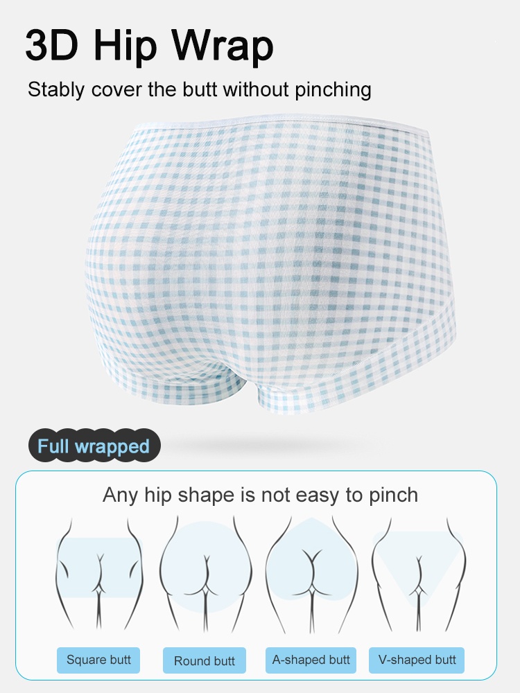 3-7 Packs Soft Seamless Panty 95% Cottons & Full Coverage Boyshorts With Hypoallergenic Antibacterial Gusset VEIMIA