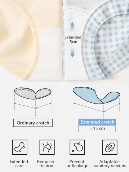 3-7 Pack Soft Seamless Panty 95% Cottons & Full Coverage Boyshort With Hypoallergenic Antibacterial Gusset VEIMIA