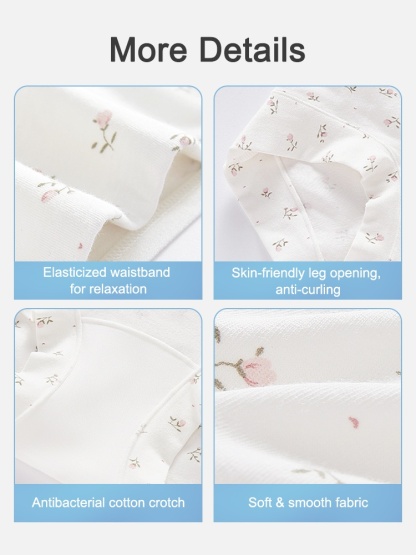 3-7 Pack Soft Seamless Panties 95% Cottons & Full Coverage Boyshort With Hypoallergenic Antibacterial Gussets VEIMIA