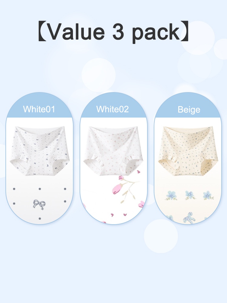 3-7 Packs Soft Seamless Panties 95% Cottons & Full Coverage Boyshort With Hypoallergenic Antibacterial Gussets VEIMIA