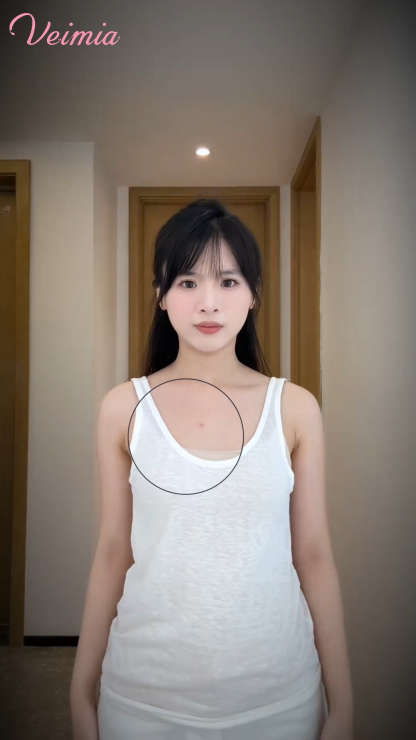 VEIMIA Bra-free Camisole With Elegant Lace Design, Stable Support & Flattering Lift For Natural Shape