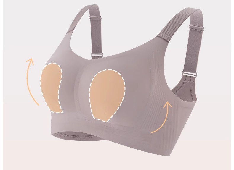Sports Style Full Coverage Minimizer Bras Seamless Rabbit Ear Shaped VEIMIA