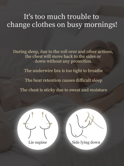Unrestricted Sleep Bra 24-hour Skin-like Feel, Nighttime Shape Hold & Airflow Soft Fabric VEIMIA