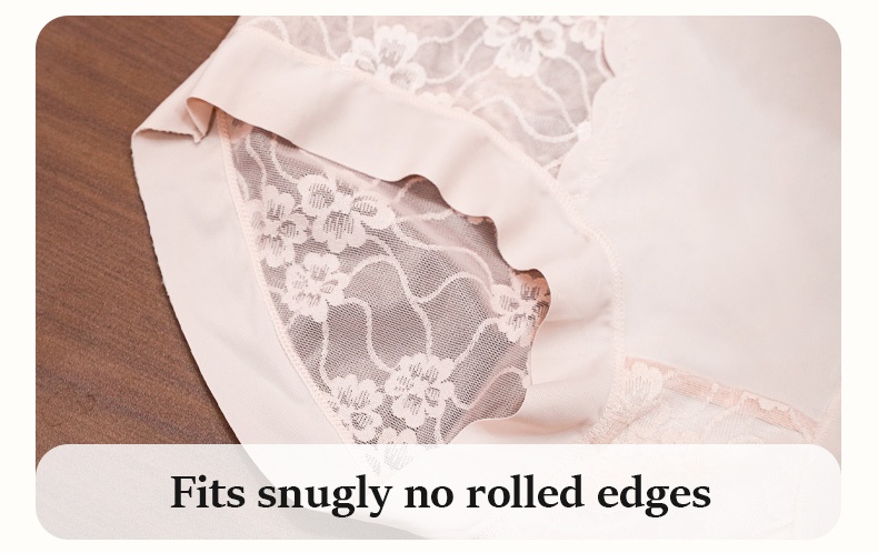 5-7 Packs Chic Lace Panty High-waisted Gentle Controls, Breathable & Comfortable VEIMIA