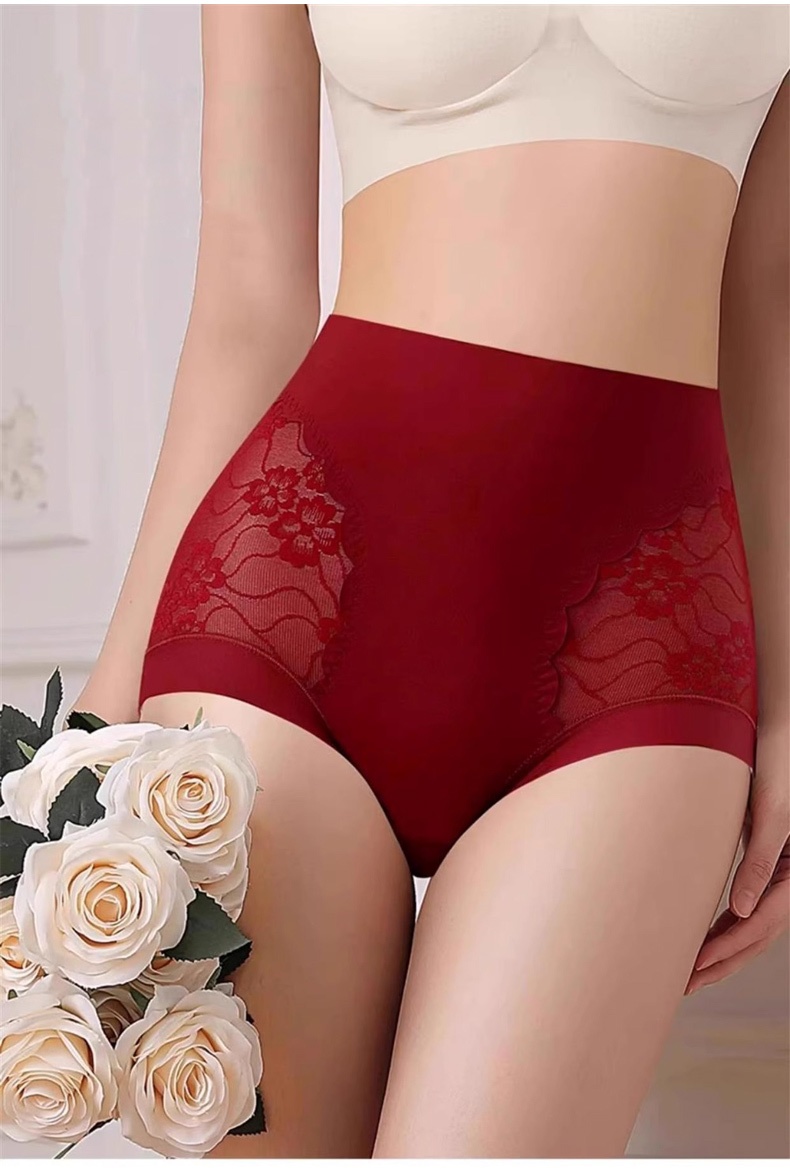 5-7 Piece Chic Lace Panties High-waisted Gentle Control, Breathable & Comfortable VEIMIA