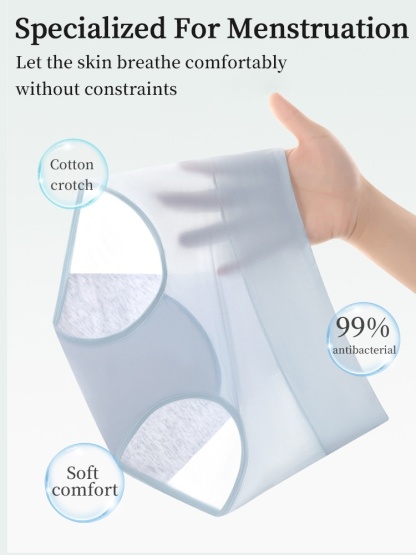3-7 Pieces Leakproof Feminine Underwear With Antibacterial Cotton Gusset For Odor-free Airy Comfort VEIMIA