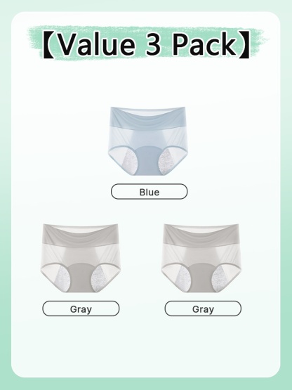 3-7 Pieces Leakproof Comfort Panties With Antibacterial Cotton Gusset For Odor-free Airy Comfort VEIMIA