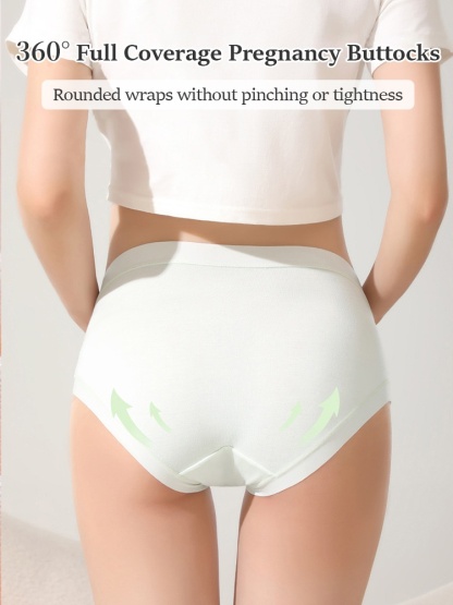​​5-7 Piece Maternity Panty With Soft Fabrics, Comfortable Wider Elastic Waistband & 7A Antibacterial Cares For Moms VEIMIA