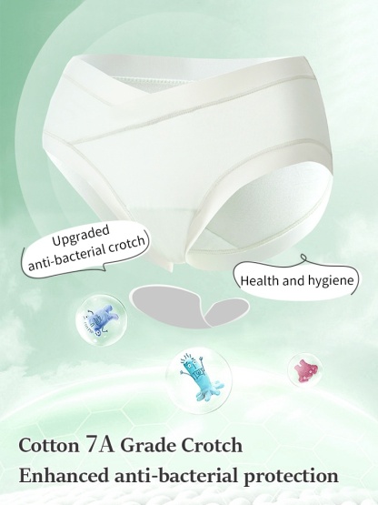 5-7 Piece Maternity Panty With Soft Fabrics, Comfortable Wider Elastic Waistbands & 7A Antibacterial Care For Moms VEIMIA​
