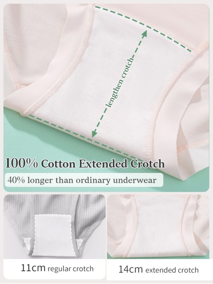 5-7 Pieces Maternity Panties With Soft Fabric, Comfortable Wider Elastic Waistbands & 7A Antibacterial Care For Mom VEIMIA​