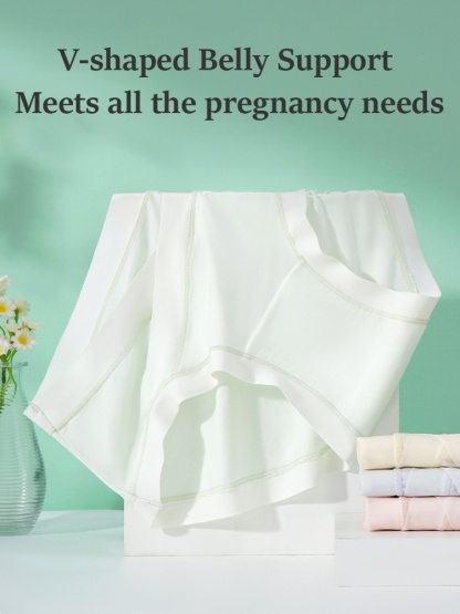 5-7 Pieces Maternity Panties With Soft Fabric, Comfortable Wider Elastic Waistband & 7A Antibacterial Cares For Moms VEIMIA​