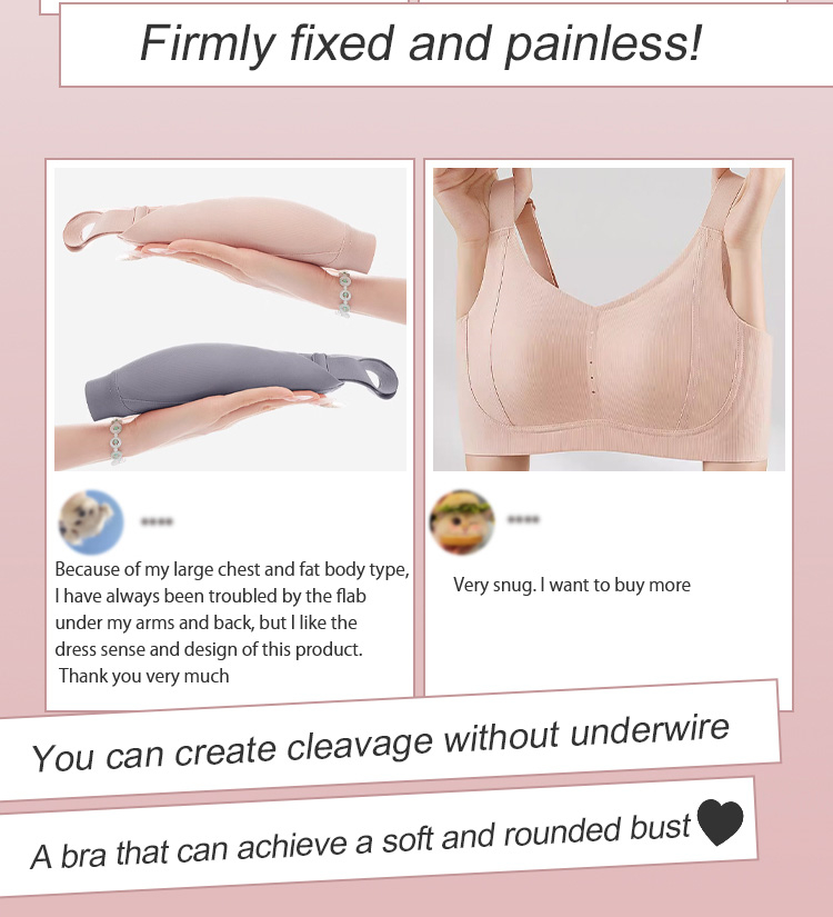 Ultra Thin Plus Size Bra For Back Slimming VEIMIA