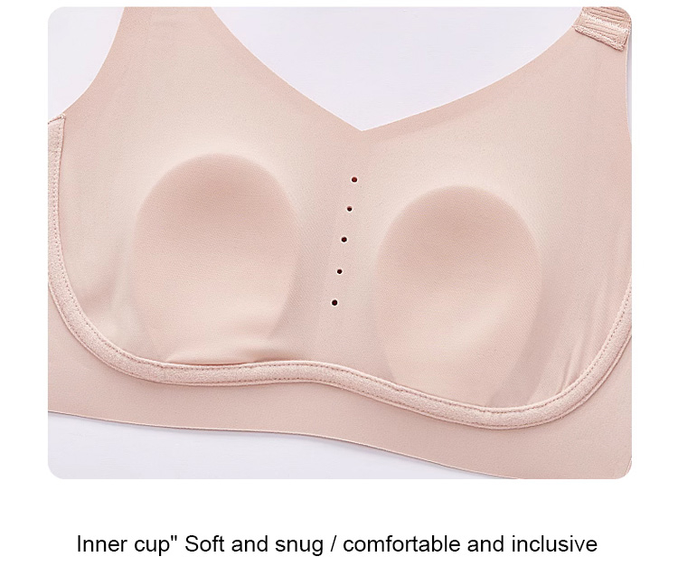 Ultra Seamless Breathable Full Coverage Plus Size Bra VEIMIA