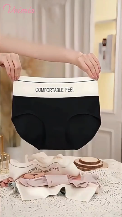 VEIMIA 24 Hours Comfortable Feel - High Waist Seamless Panties