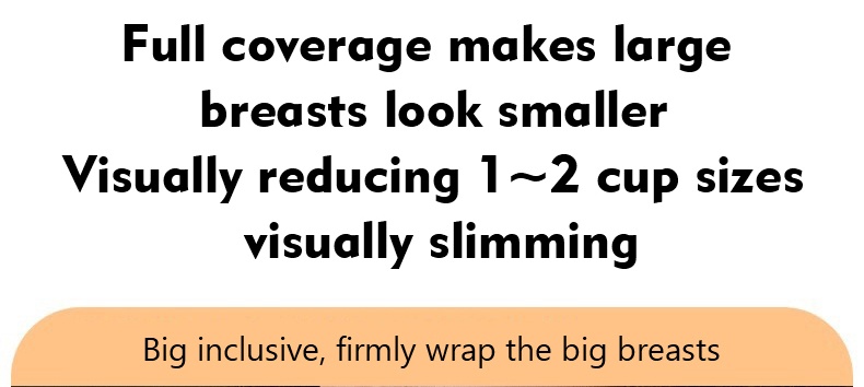 Full Wrapping Minimizer Bras Seamless Cloud Sense Ultra Comfortable Stable Support Anti-sagging VEIMIA
