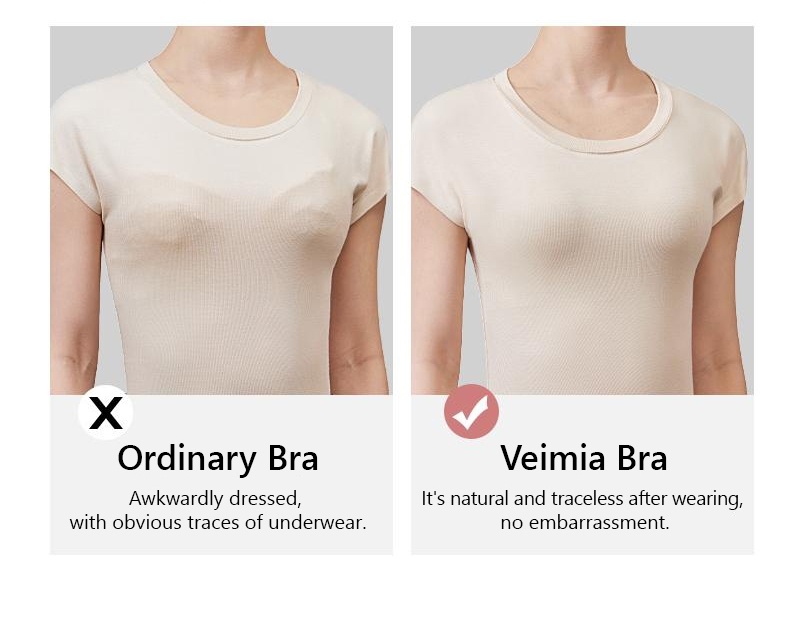 Full Coverage Seamless Minimizer Bra Plus Size Stable Supportive Breathable Sports Bra Anti-shaking VEIMIA
