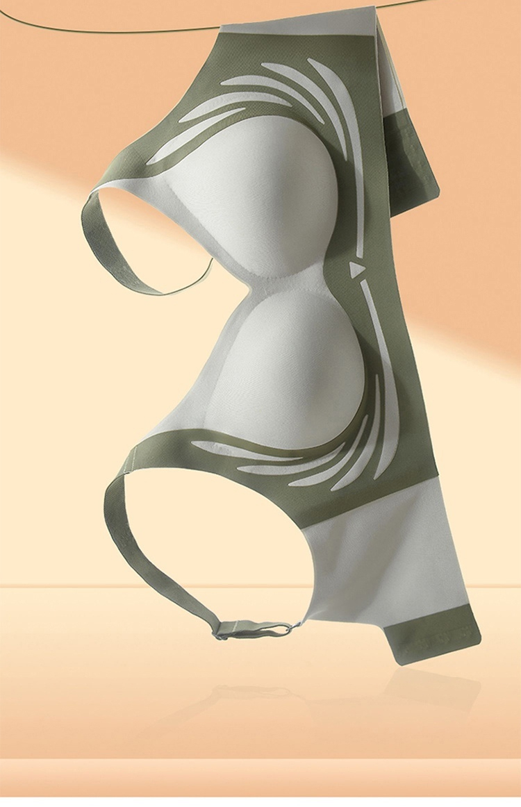 Seamless V-neck High Support Lift Up Bras For Anti-sagging VEIMIA