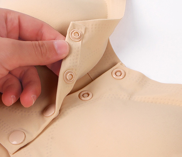 Seamless Front Closure Breathable Mastectomy Bras For Breast Prosthesis Wide Elastic Strap Wirefree VEIMIA