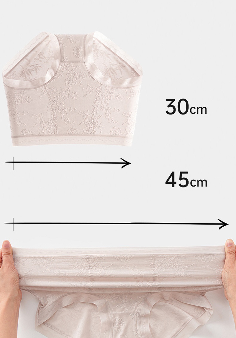 Always Fresh Seamless Jacquard High Waist Panties Ultra Elastic Veimia