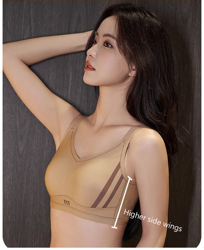 Full Coverage Breast Minimizer Bra Seamless Cloud Sense Ultra Comfortable Stable Support Anti-sagging With Wide Underband VEIMIA