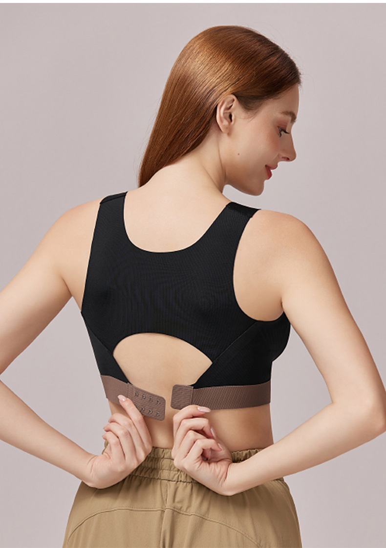 Best Shockproof Padded Sports Bra Tank Top Full Coverage Shape Breast VEIMIA