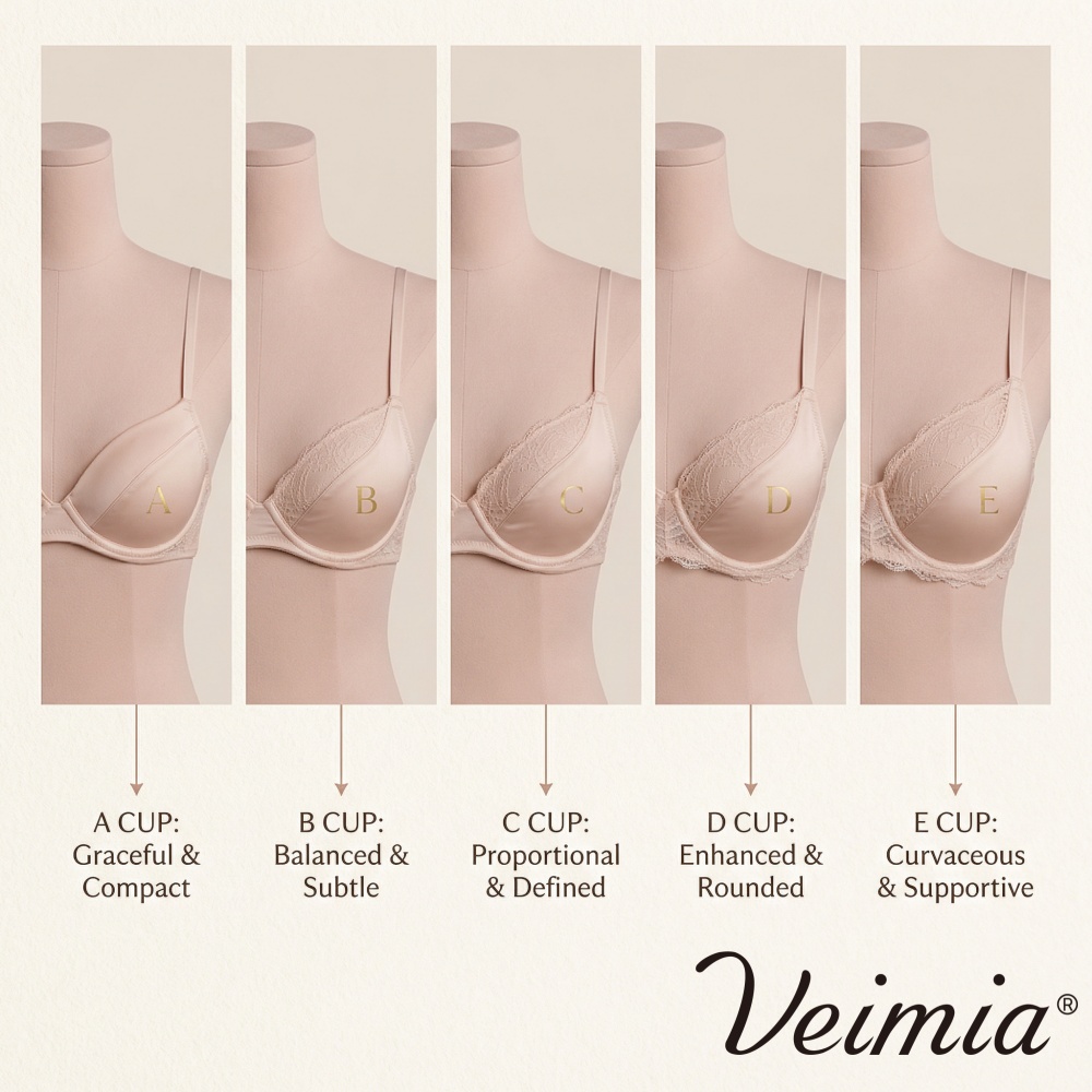 VEIMIA 34B 34C 36C bra cup size