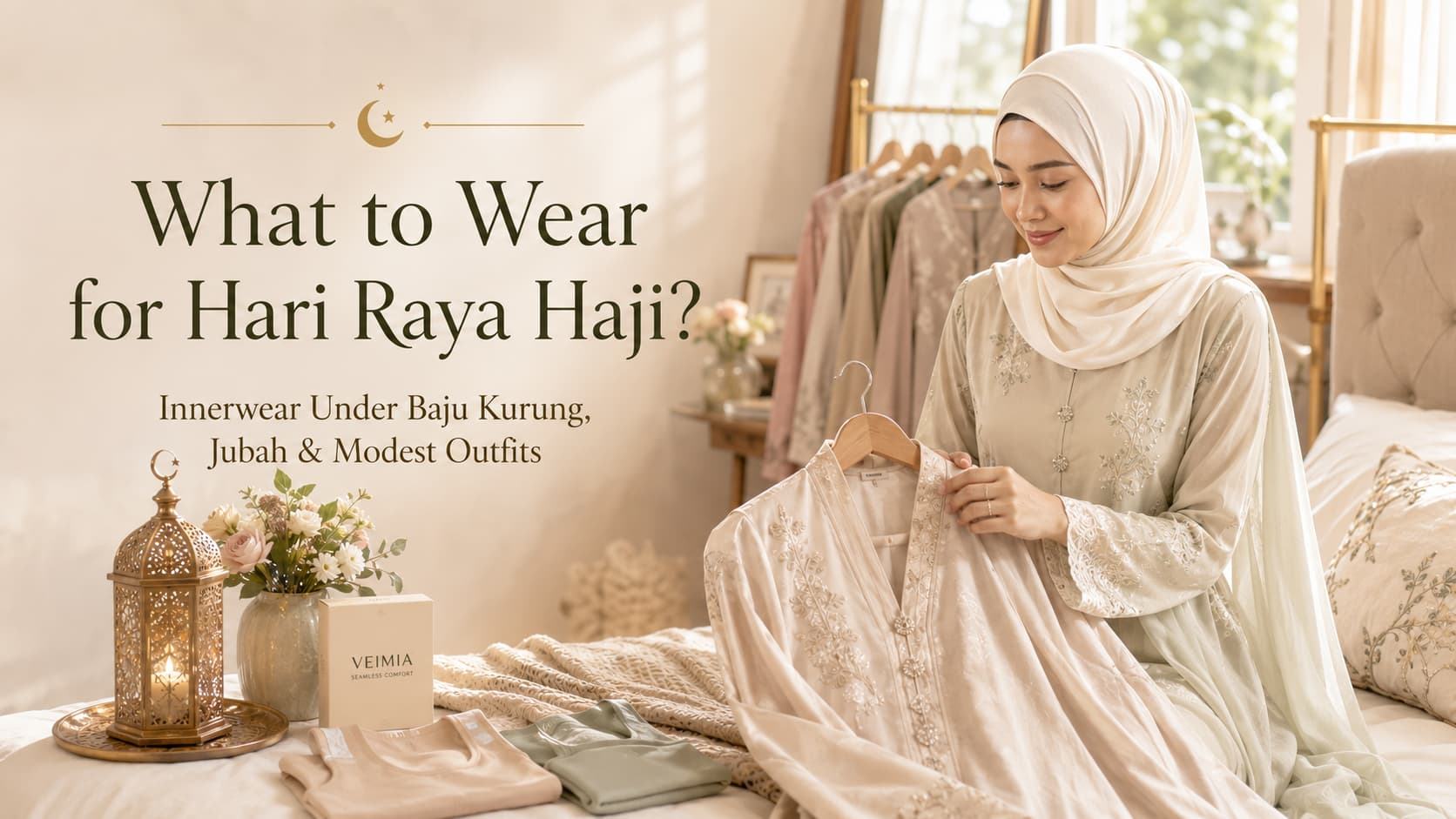 What to Wear for Hari Raya Haji: Innerwear Under Baju Kurung, Jubah & Modest Outfits